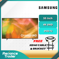 【FREE SHIPPING】Samsung 55 Inch AU8000 4K UHD Smart TV UA55AU8000KXXM - FREE HDMI CABLE &amp; BRACKET