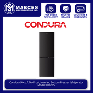 Condura 9.0cu.ft No Frost Inverter Bottom Freezer Refrigerator CBF255i