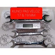 VELOZ WRENCH 17 + 19 MM WRENCH/ 17 + 19 MM