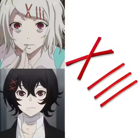 Anime Juzo Suzuya Cosplay Headwear Kagerou Project Tateyama Ayano Red Hairpins Bobby Pin Hair Access