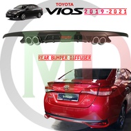 Toyota Vios 2024 Rear Bumper Lip Diffuser Matte Black
