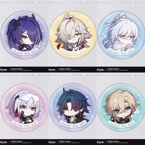 58mm Game Honkai: Star Rail Jing Yuan Blade Jingliu Raiden Bosenmori Mei Acheron Cosplay COSTUME Bad