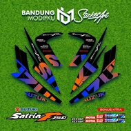SATRIA F150 STRIPING MOTIF 3 MY MODIFIED BANDUNG/ ECSTAR/ SATRIA FU BARONG 2012/ STICKER/ STICKER/