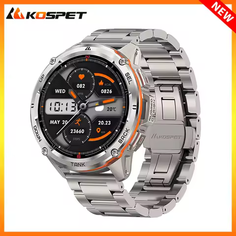 2025 KOSPET TANK T3 Ultra GPS Rugged Smart Watch For Men Compass Altimeter AMOLED 470mAh IP69K 5ATM 