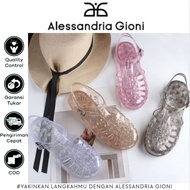 Ag-meishaage Jelly Transparent Gliter/Meisha Jelly Shoes Adult/ Jelly Sandals For Women