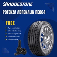 NEW TYRE 195/50R15 POTENZA ADRENALIN RE004 BRIDGESTONE  (WITH INSTALLATION)