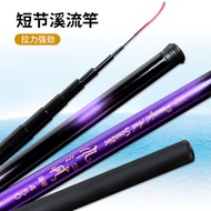 Stream Rod Fishing Gear Portable Short Hand Stream Rod Glass Steel Fishing Fishing Gear Portable Sho