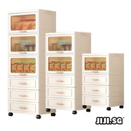 (JIJI.SG) LACEE Flip Top Drawer Cabinet - Storage / Cabinet / Drawer / Organizer / Plastic Storage Box