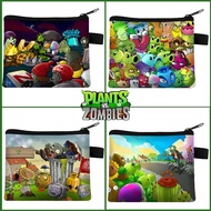 Plants vs. Zombies Series Wallet Zipper Money Bag Bank Card Coin Paper Currency Storage Bag Cartoon 