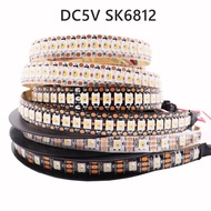 DC5V SK6812 RGBW(Similar WS2812B) 4 In 1 30/60/144 Leds/Pixels/m Individual Addressable Led Strip Li