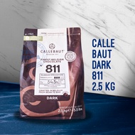 Callebaut Dark 811 (2.5 kg) 54.5% Couverture Callets Coin Chip Chocolate Chocolate
