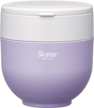 日本 Skater - 日本Skater 可摺疊手柄 保溫燜燒杯 保溫飯盒 保溫湯壺 飯壺 540ml (Gray Purple) 平行進口