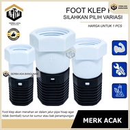 SAB Foot Plastic Valve 1/2" 3/4" 1" GM - Foot Valve Pvc 1/2 3/4 1 in - Tusen Valve Filter - Foot Val