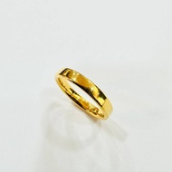 22k / 916 Gold Hollow Shiny Smooth Ring
