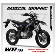 Decal wr155 striping yamaha wr sticker wr155