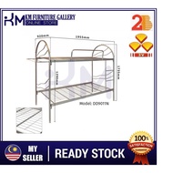 KM Furniture Gallery 3V/2B Double Decker Bed Frame (DD9011N/ DD9011NS/ DD9011NCB)