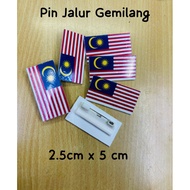 Pin Jalur Gemilang >>Lencana Bendera Malaysia>>1 pcs