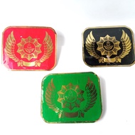 Hw pin / hw hat sign tantop hw hat sign hizbul wathon premium brass resin coated grain