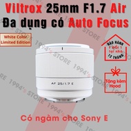 Viltrox AF 25mm F1.7 Air Auto Focus White Limited Edition Lens (White) for Sony E
