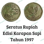 uang koin kuno 100 rupiah tahun 1997