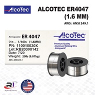 AlcoTec ER4047 Aluminum MIG Welding Wire Almigweld (1.6mm) 9.07kg