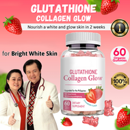 NATURE GLOW Glutathione Collagen Glow Gummies Whitening Gummies Anti-Aging Skin Glow Collagen Vitami