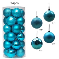 1box 3cm Christmas Balls Christmas Tree Ornaments Ball Xmas Hanging Tree Pendants Home Party Decor 2