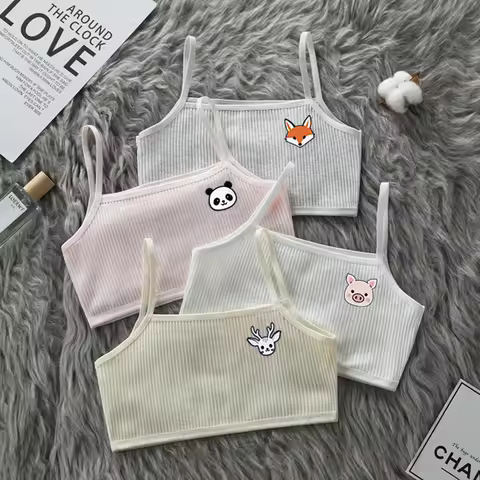 Underwear for female students, developmental stage, elementary school students, cotton, 4 years old,
