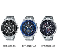 นาฬิกาข้อมือ Casio Edifice โครโนกราฟมาตรฐาน รุ่น EFR-552D สินค้าของแท้ รับประกันศูนย์ 1 ปี