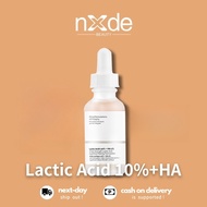 Lactic acid essence 30ml, 10% lactic acid + hyaluronic acid, gentle exfoliation, lightens closed pim