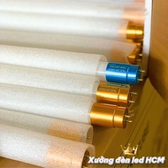 COMBO 5-3 LED TUBE LIGHTS 1M2 POWER 22W, 32W, 40W, 60W - Long Tube Light White Light, Not Glossy Bla