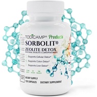 Zeolite Detox - Zeolite Capsules Sorbolit Ultra FINE 1-2 µm - Zeolite Clinoptilolite Powder 95% - 3X