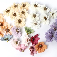 Daisy Artificial Flower Head 5.5cm Silk Fake Flowers DIY Craft Wreath Gift Garland Accessorie Wedding Home Decor