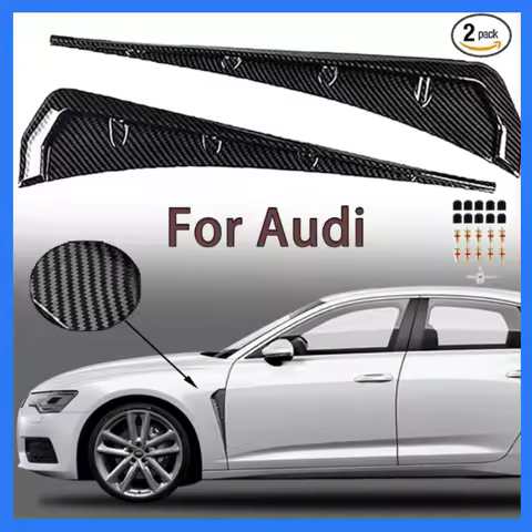 Car Fender Side Vents Air Wing Vent Trim Sticker For Audi A1 A2 A3 A4 A5 A6 A7 A8 RS5 RS6 TT b7 b8 b
