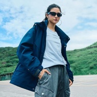 EDWIN 男款 衝鋒羽絨連帽外套 (丈青色) #外套