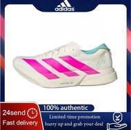 Adidas Adizero Adios Pro 4 White Pink Sneakers Low Top Unisex Runnig Shoes