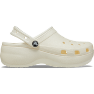 รองเท้า[TRENDX]CROCS CLASSIC PLATFORM GLITTER CLOG WHITE (207241-0WV) 39-40