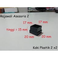 Kaki Plastik Hollow / Kotak / Alas Meja dan Kursi 20mm x 20 mm