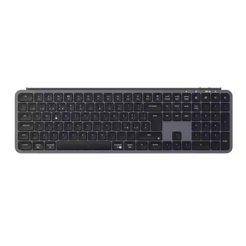 Keychron B6 Pro ISO Layout Ultra-Slim Wireless Keyboard Full Size Portable Lightweight 2.4GHz & Blue