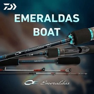 25' DAIWA EMERALDAS BOAT ROD EGING SPINNING ROD