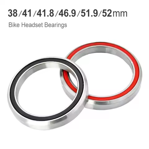 Bicycle General Headset Bearing 45°Mountain Bike Metal Bearing Part 38mm 41mm 41.8mm 46.9mm 51.9mm 5
