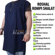 Super Untunge3E8q Lapakklambi - Rosal Prayer Vest Muslim Men's Top Eid Hajj Gift Roshal Black Grey
