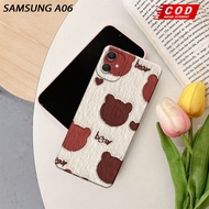 08MS Case For SAMSUNG A06 Latest - SAMSUNG A06 Casing - Fashion Case Motif BEAR - Kesing hp - Silico