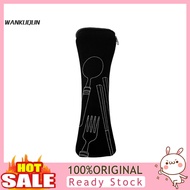 [Ready stock]  Cultery Sleeve with Zipper Portable Zipper Cutlery Storage Bag – Washable Tableware P