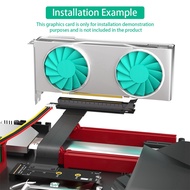 Riser Cable M.2 NVME to PCIE X16 Adapter Graphics Extension Cable 90 Degree PCI Express 3.0 16X to M