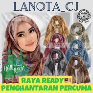 😍READY STOCK😍Tudung Fashion Printed Cotton Shawl Murah Simple Voile scarf Muslim Hijab Long Wide 180