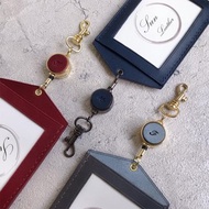 精緻款識別證伸縮環 易拉扣 通勤 感應卡 免費烙印 不含證件套