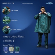 Elmondo Jas Hujan PC-716 Jas Hujan elmondo prima Setelan Ponco / Poncho Lengan + Celana Dewasa PRIM