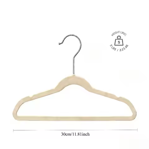 10Pcs Children's Baby Velvet Hanger 30cm Clothes Store Wardrobe Home Wardrobe Clothing Store Organiz