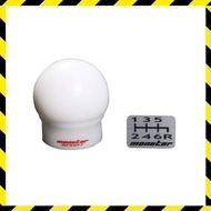 MONSTER SPORT Monster Shift Knob C Type M12×P1.25 Spherical White φ=47mm h=51.5mm Swift Sport [ZC33S